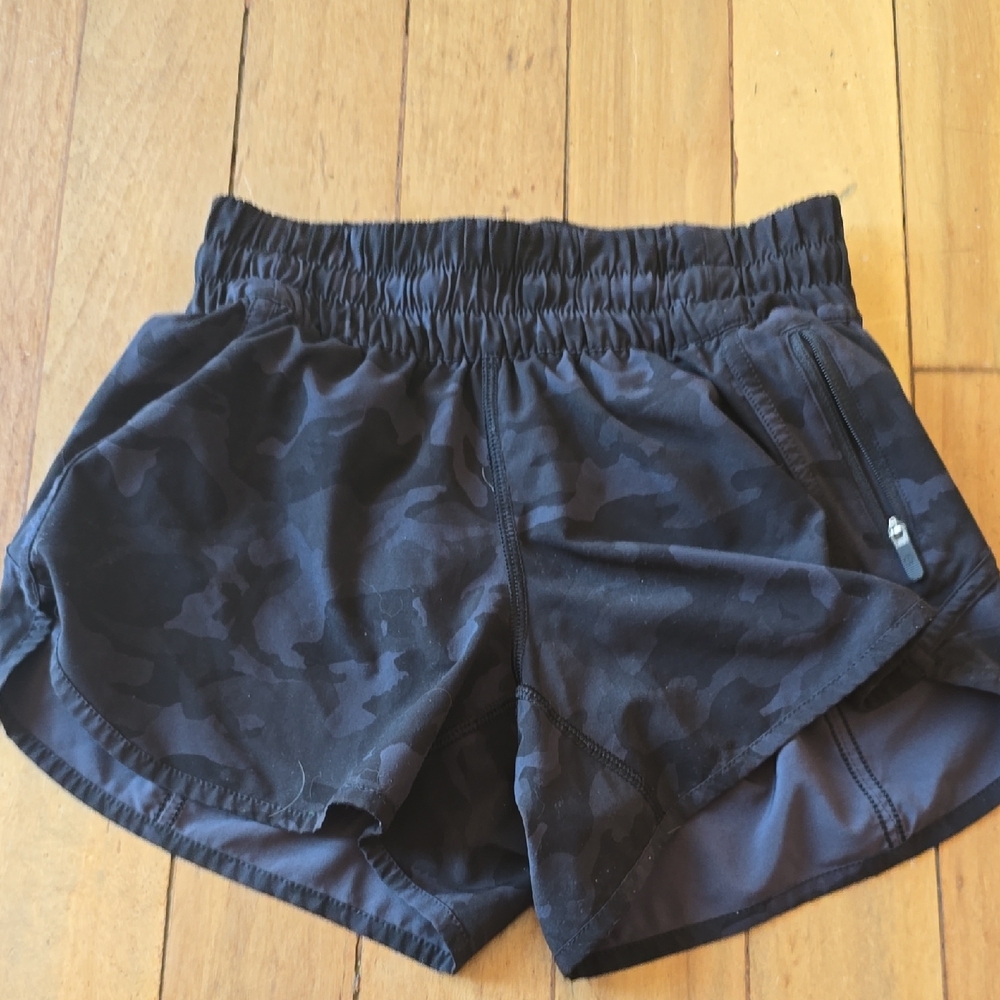 Black Camouflage Women's Shorts